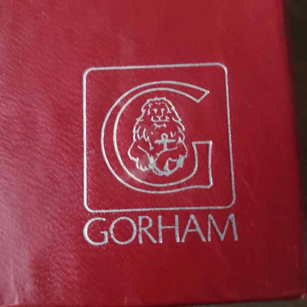 Gorham Electroplated Silver Christmas‎ Wreath 1982 Made In Italy